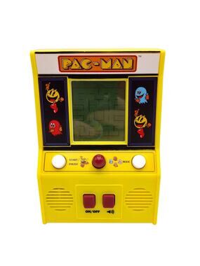Mini 6" Pac-man Handheld Arcade Game Vintage Bandai Namco 09521 Tested Basic Fun